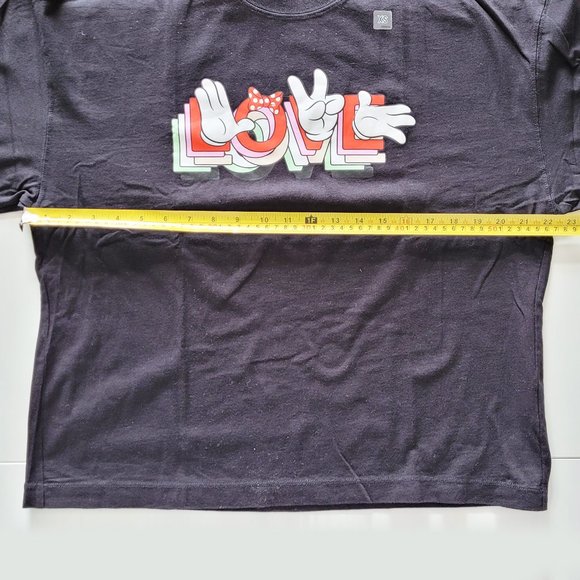 AMBUSH x Disney x Uniqlo UT Disney Love Minnie Mouse - Black T-shirt - Size XS - Picture 9 of 9